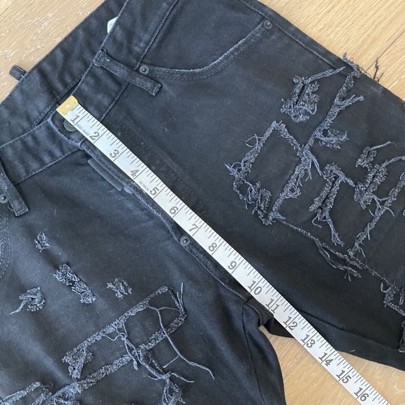 Dsquared2 Cool Guy Jean Mens 48 Black Distressed W31 L33 Italy Great Condition - Picture 8 of 14